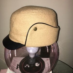 Bcbg maxazria leather brim hat